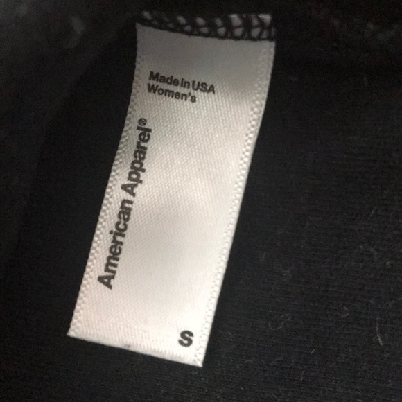 American Apparel Black Dress with Back Cut Out - Picture 6 of 6